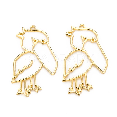 Alloy Open Back Bezel Shoebill Big Pendants X-FIND-A005-01G-1