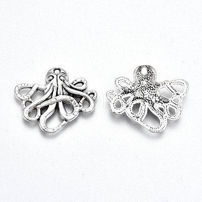 Tibetan Style Alloy Pendants TIBE-S323-061AS-RS-1