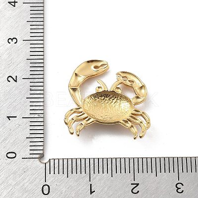 304 Stainless Steel Rhinestone Pendants STAS-D300-01G-14-1