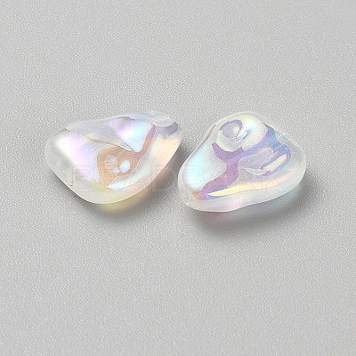 UV Plating Opaque Acrylic Beads OACR-CJC0014-02F-1