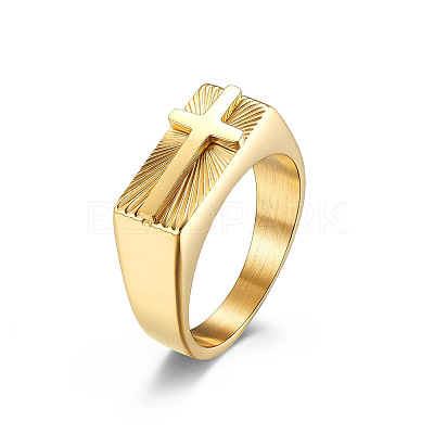 304 Stainless Steel Finger Rings for Men WGC8238-03-1