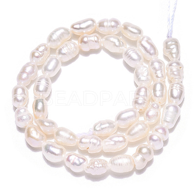 Natural Cultured Freshwater Pearl Beads Strands X1-PEAR-N012-03H-1