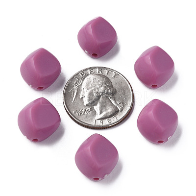 Opaque Acrylic Beads MACR-S373-137-A12-1