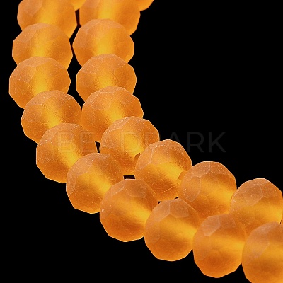 Transparent Glass Beads Strands EGLA-A034-T8mm-MD05-1