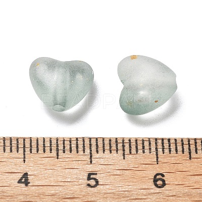 Frosted Transparent Acrylic Beads X1-OACR-F013-08-1