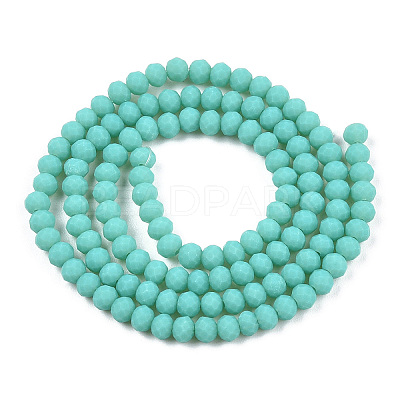 Glass Beads Strands EGLA-A034-P2mm-MD24-1