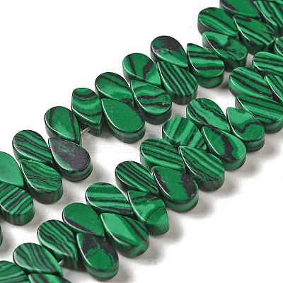 Synthetic Malachite Beads Strands G-B064-B07-1
