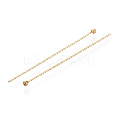 304 Stainless Steel Head Pins STAS-T065-40mm-20G-1