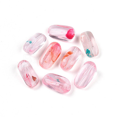 Transparent Acrylic Beads TACR-T028-36C-1