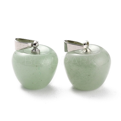 Natural Green Aventurine Pendants G-Z022-01M-1