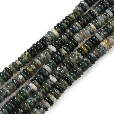 Natural Moss Agate Beads Strands G-NH0062-A01-01-1