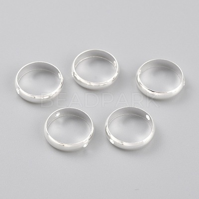 Brass Beads Frames KK-O133-014E-S-1