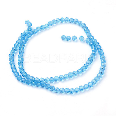 Glass Beads Strands EGLA-J042-6mm-07-1