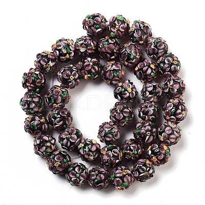 Handmade Lampwork Beads Strands LAMP-N021-015A-11-1