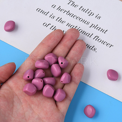 Opaque Acrylic Beads MACR-S373-137-A12-1