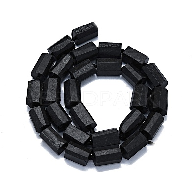 Natural Shungite Beads Strands G-O170-120-1