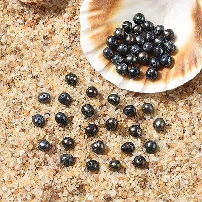 10Pcs Natural Cultured Freshwater Pearl Beads PEAR-YW0001-44-1
