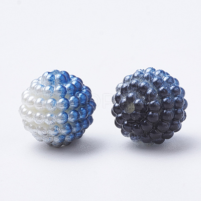 Imitation Pearl Acrylic Beads OACR-T004-12mm-M-1