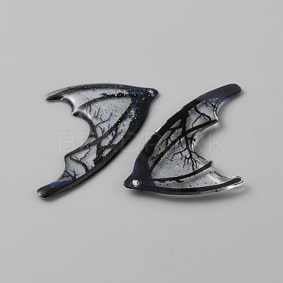 Translucent Resin Glitter Powder Pendants X1-RESI-TAC0018-18G-1