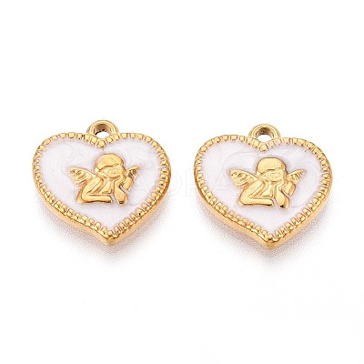 304 Stainless Steel Pendants STAS-N111-03G-1