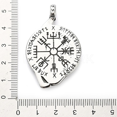 Halloween 316 Surgical Stainless Steel Pendants STAS-A123-01A-AS-1