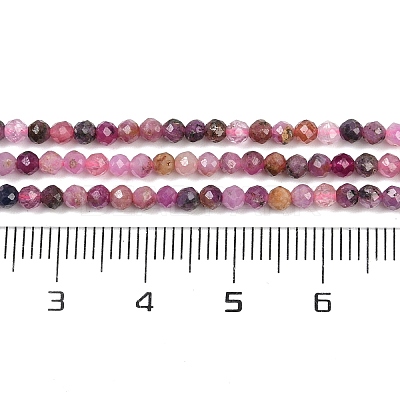 Natural Ruby Beads Strands G-P572-B01-2.5mm-1