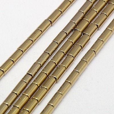 Electroplate Non-magnetic Synthetic Hematite Beads Strands G-J162-C-M-1