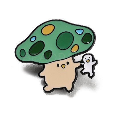 Mushroom Enamel Pins JEWB-I060-03EB-04-1