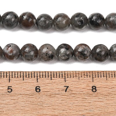 Natural Fluorescent Syenite Rock(Glow under UV Light) Beads Strands GG-NH0012-A01-6mm-1