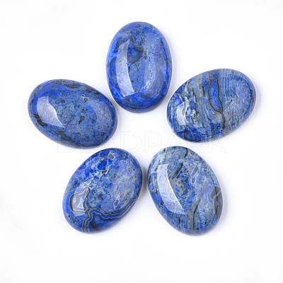 Natural Ripple Jasper Cabochons X-G-S346-04A-1