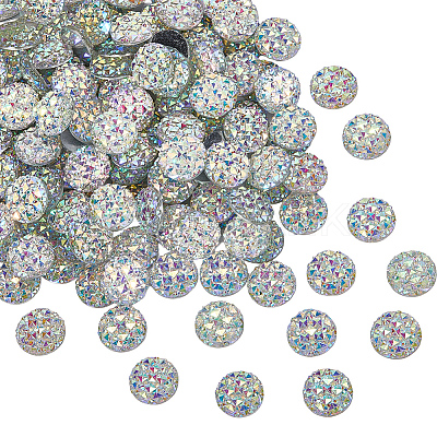 5Sets 200Pcs Transparent Resin Cabochons CRES-SP0001-04A-1
