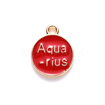 Alloy Enamel Pendants ENAM-S124-01A-07J-1