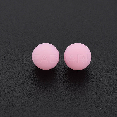 Opaque Acrylic Beads PAB702Y-B01-02-1