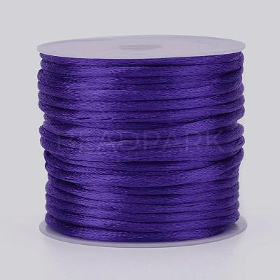Nylon Satin Rattail Cords NWIR-L006-2mm-08-1