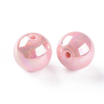 Opaque Acrylic Beads X-MACR-S370-D20mm-A01-1