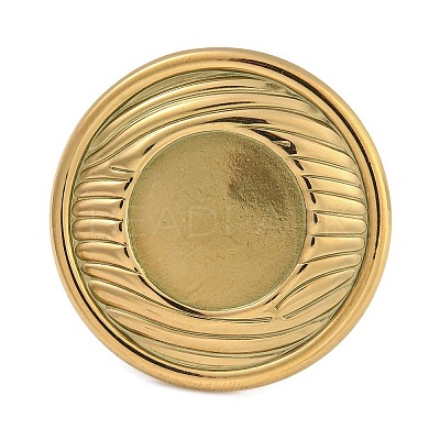 304 Stainless Steel Ring Components RJEW-U014-14G-1