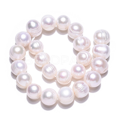 Natural Cultured Freshwater Pearl Beads Strands X-PEAR-N013-17N-01-1
