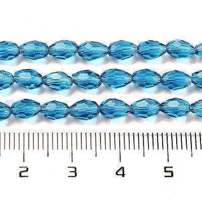 Glass Beads Strands X-GLAA-R024-6x4mm-4-1