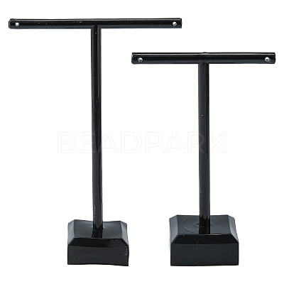 T Bar Organic Glass Earring Display Stand X-EDIS-G001-02-1