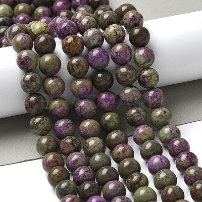 Natural Atlantisite Stichtite Beads Strands G-C168-A01-03-1