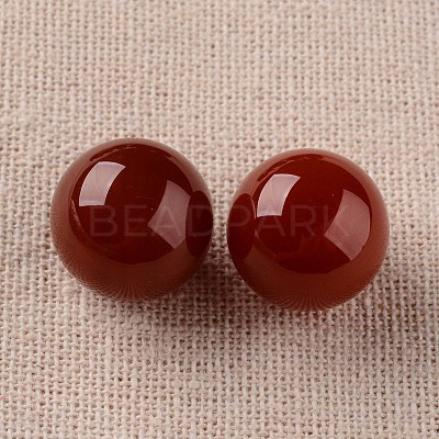 Natural Red Agate Round Ball Beads G-I170-16mm-06-1