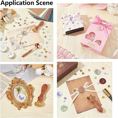 Wax Seal Stamp Set AJEW-WH0517-087-1