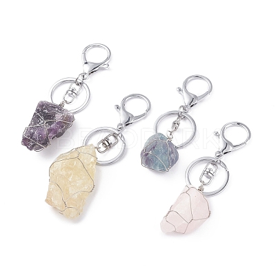 Natural Stone Keychain KEYC-JKC00301-1
