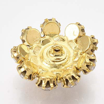 Golden Plated Brass Shank Buttons LS-RB-S066-09G-08-1