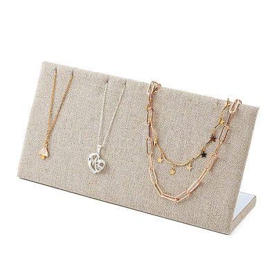 Rectangle Wood Necklace Displays NDIS-N005-01-1