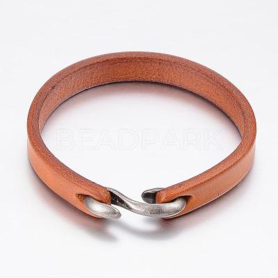Cowhide Leather Bracelets BJEW-G575-09B-1
