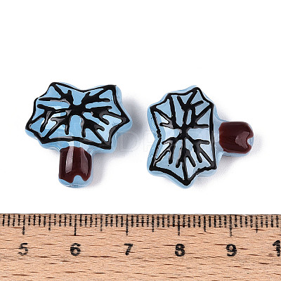 Handmade Lampwork Enamel Beads LAMP-T023-21D-1