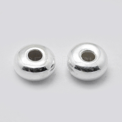 925 Sterling Silver Spacer Beads STER-K171-38S-01-1