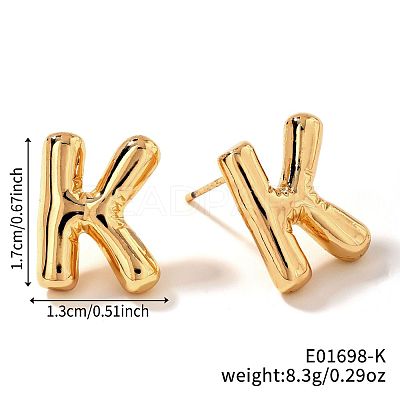 Brass Stud Earrings UV9543-11-1