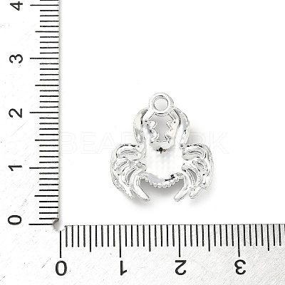 Plastic Imitation Pearl Pendants PALLOY-P313-10A-P-1